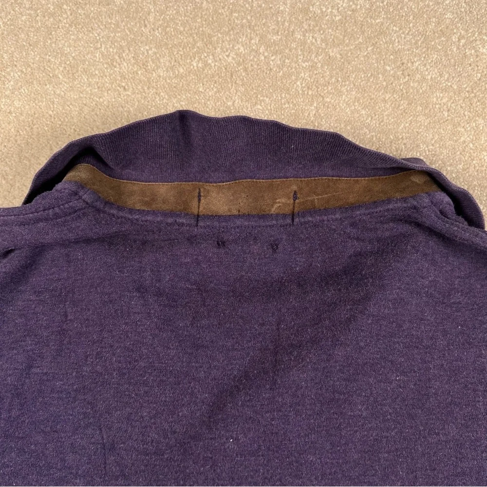 Polo Ralph Lauren Polo LS Purple Cotton Pima Interlock Collared Casual Men's XL